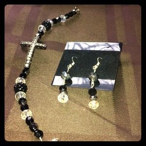 Bracelet and earing set