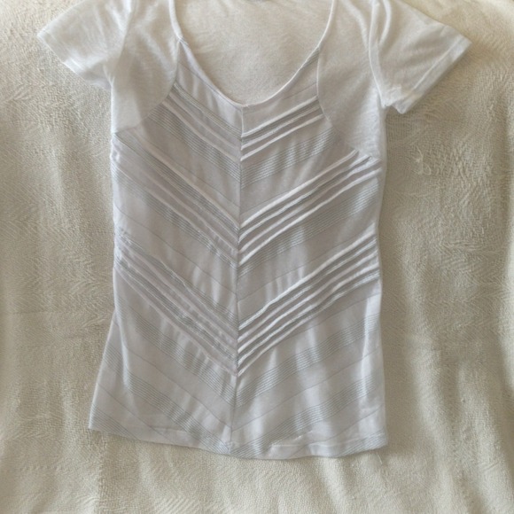 BUNDLED***SOLD***Sheer white top from Buckle