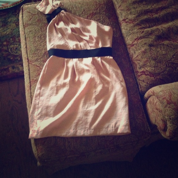 BCBG pink and black dress