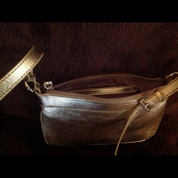 Gold Sequence shoulder/cross body Evening Bag - Picture 4 of 4