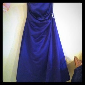 Purple bridesmaid dress