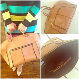 Zara Bags - Large leather tote! Price negotiable ! Zara Bags - Large leather tote! Price negotiable !