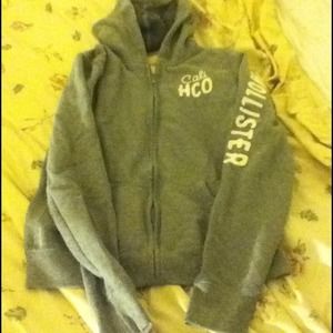 Grey hollister jacket!