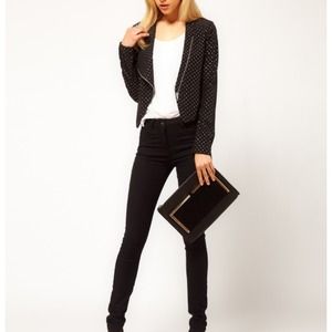 STUDDED DETAILED JACKET! Free gift w/this purchase