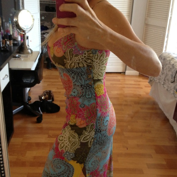 REDUCED Colorful dress - Picture 3 of 4