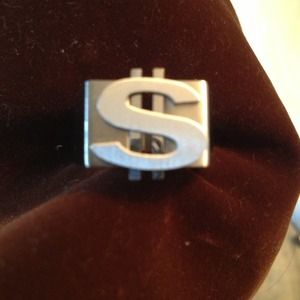 💪Men's stainless steel $ ring💪