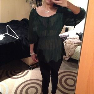 H&M romantic peasant blouse