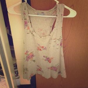 Floral print tank top