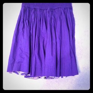 Reversible cotton skirt!