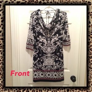 White House Black Market print dress or tunic
