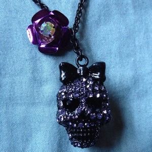 Betsey Johnson Skull Necklace