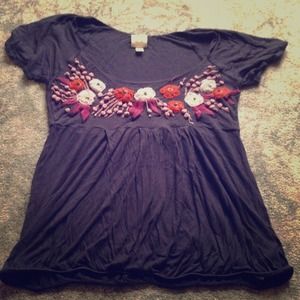 Anthropologie ric rac top sz large