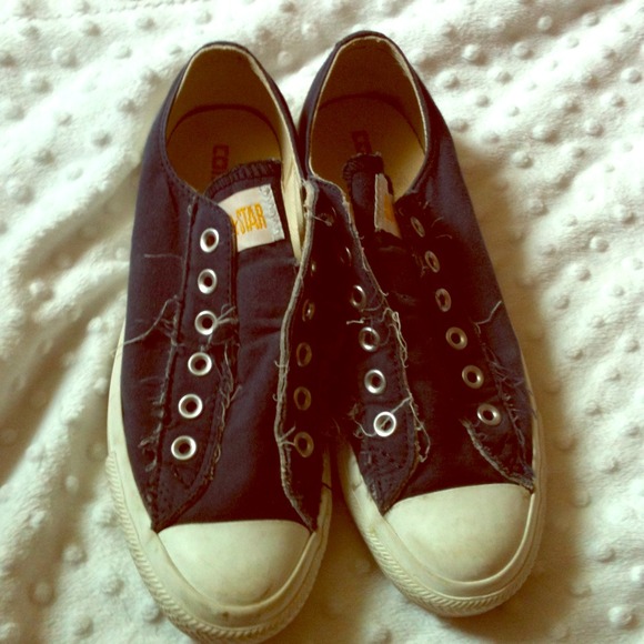 No lace converse allstars