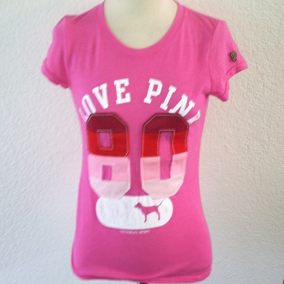 25% OFF! ⬇ Victoria's Secret PINK Sz S shirt top - Picture 2 of 4