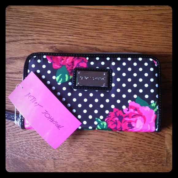 Betsy Johnson Zip Around Wallet