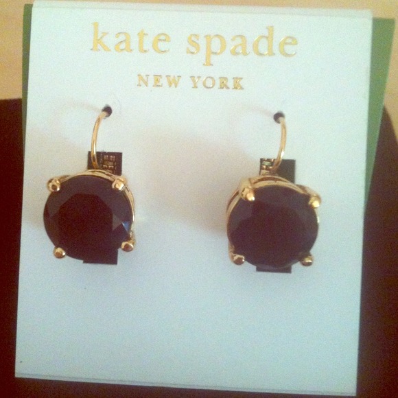 SOLD!!! Kate Spade Jet Earrings