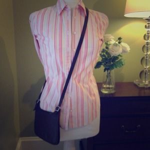 Authentic Brown Leather Coach Purse