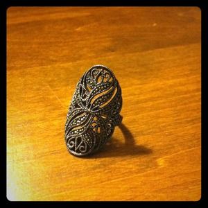 Vintage marcasite ring, size 7.  Worn once.