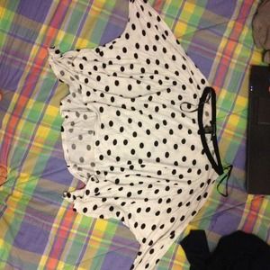 Loose Polka Dot Shirt