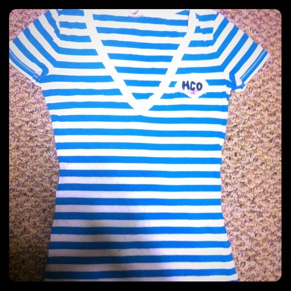 Stripped hollister shirt