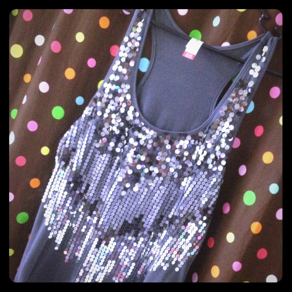 Grey Tank Top XL Womans