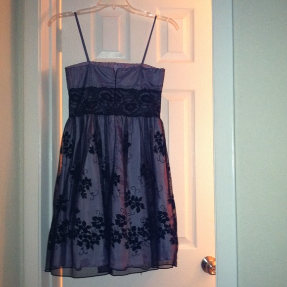 Purple & black dress - Picture 2 of 2