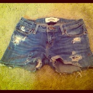 Abercrombie denim shorts