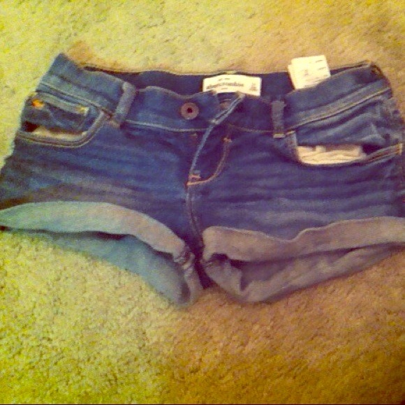 Denim shorts