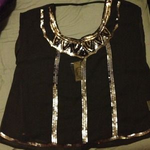 Sheer Black Top