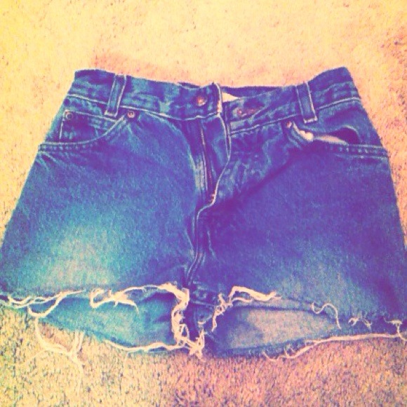 Pants - Denim high waisted shorts