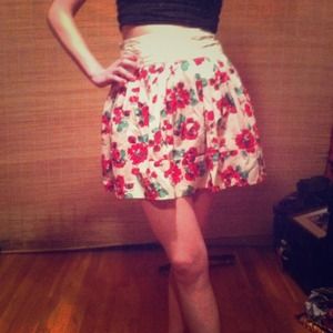 Cute Floral Skirt