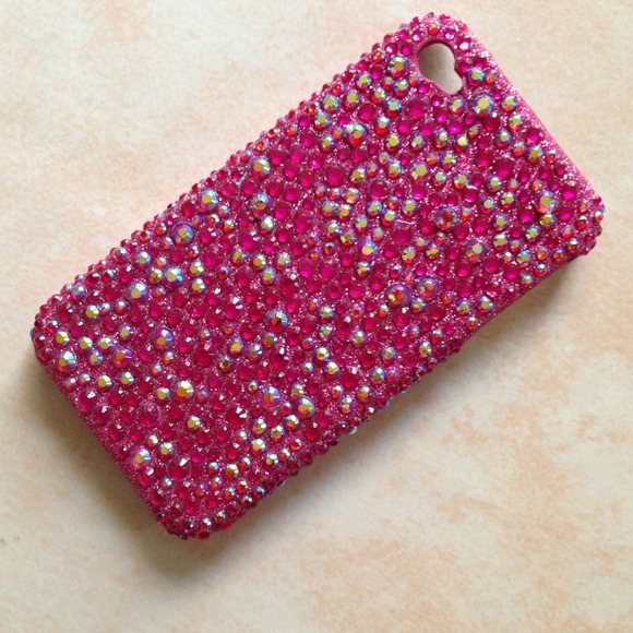 iPhone 4/4s Pink Bedazzled Case