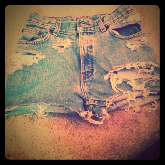 High waisted shorts