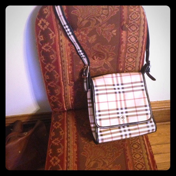 Burberry Inspired Cross Body Bag