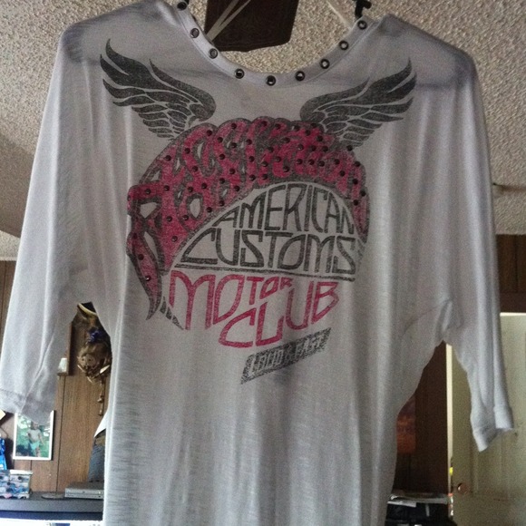 American customs motor club lace back top