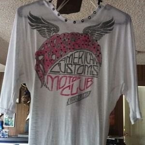 American customs motor club lace back top