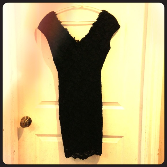 Black Lace Dress by Molly Malloy