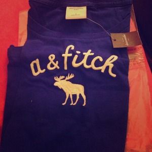 navy Abercrombie shirt
