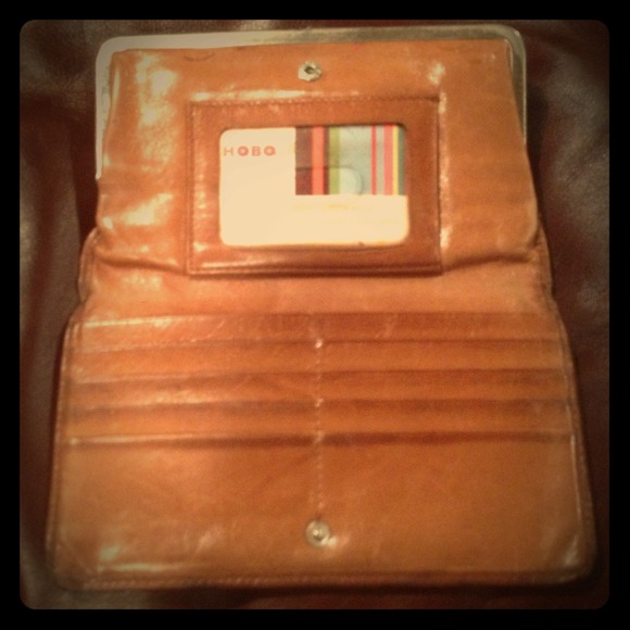 Brown wallet. Hobo brand