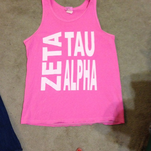 Neon pink Zeta tank. Size S.