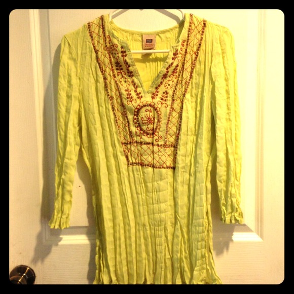 Lime Green 3/4 Long Sleeve