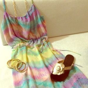 NWTPastel Long Dress