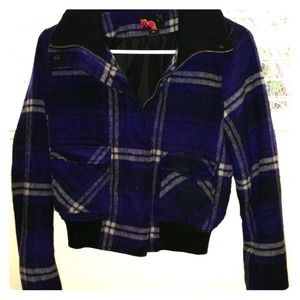 Blue flannel jacket