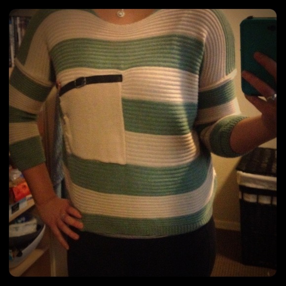 comfy striped sweater