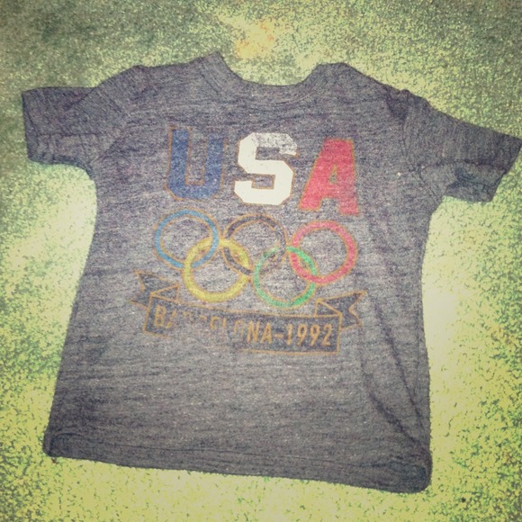 USA Olympic Barcelona baby boy shirt