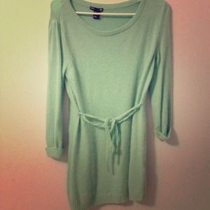 Long sleeve mint sweater