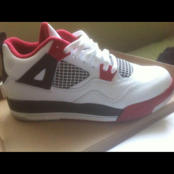 Fire red 4's