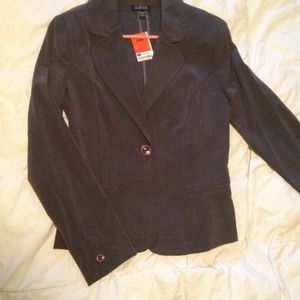 Dark grey women's suit jacket size medium
