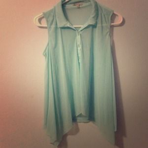 Tiffany blue top