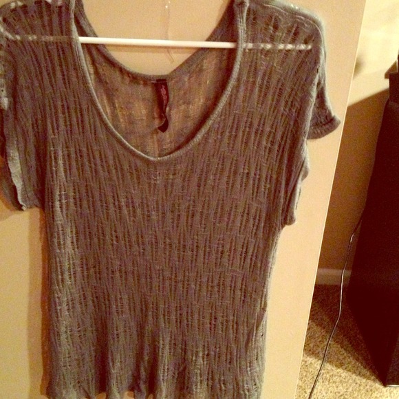Gray long shirt